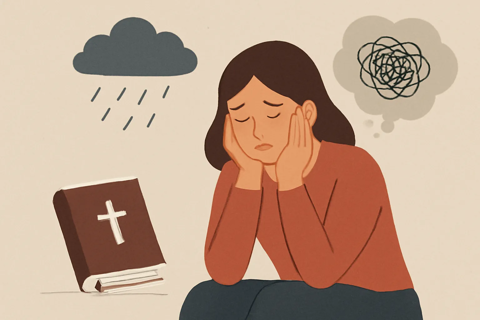 o que a bíblia fala sobre ansiedade e depressão